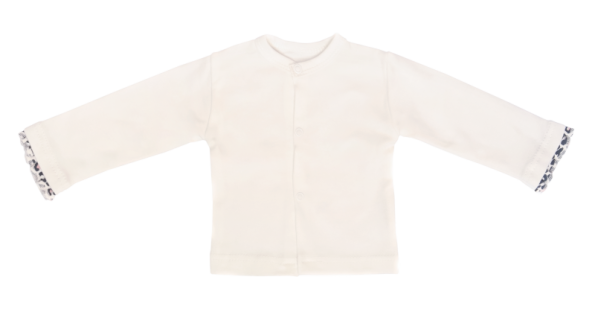 Mamatti Novozenecká bavlnená košieľka Gepardík – biela