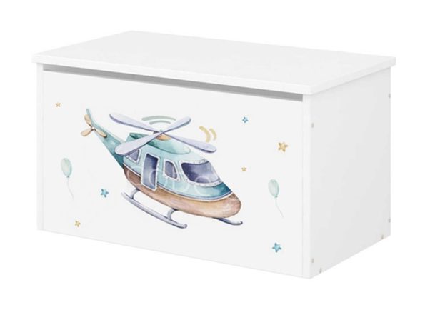 Box na hračky s motívom Lietadlo / Vrtuľník