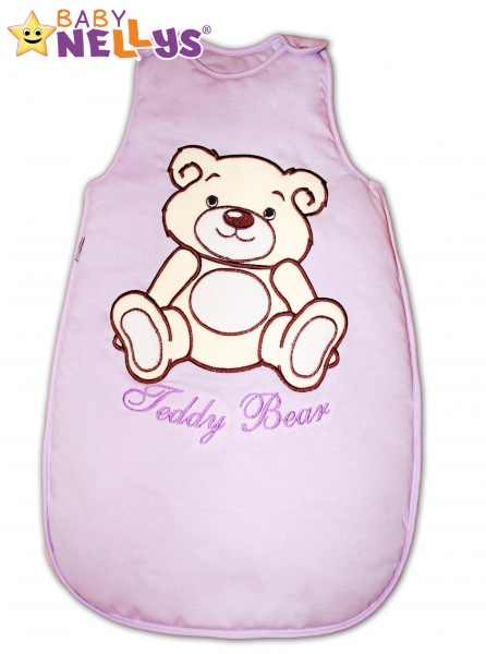 Spací vak Medvedík Teddy Baby Nellys – lila vel. 0+