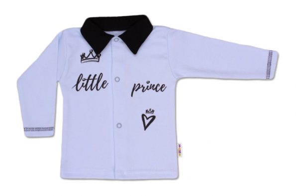 Baby Nellys Bavlnená košieľka Little Prince – modrá