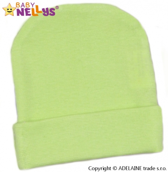 Baby Nellys Novorodenecká čiapočka – zelená