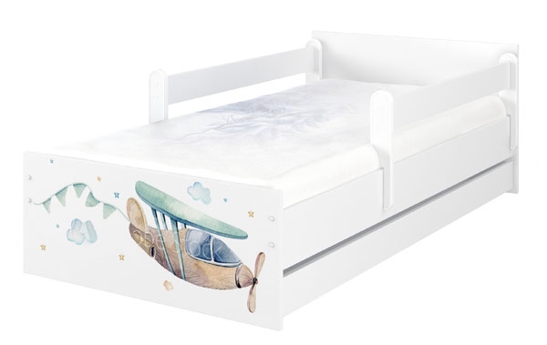 Detská posteľ 200 x 90 cm – Lietadlo MAX XXL