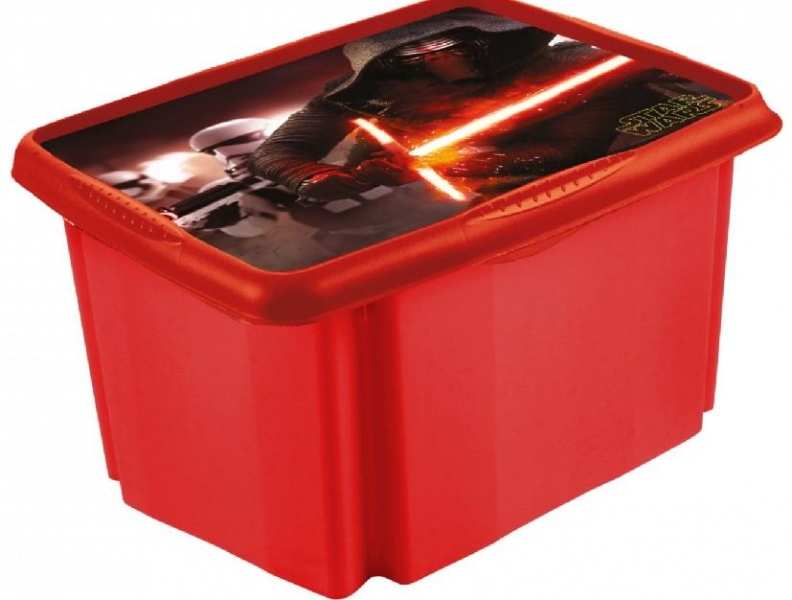 Keeeper Box na hračky Star Wars  45 l – červeny