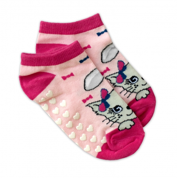 Detské ponožky s ABS Mačka