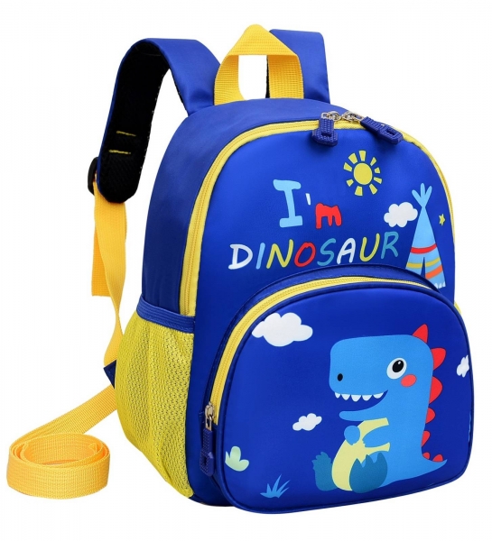 aktovka pre predškoláka Dino – modrý