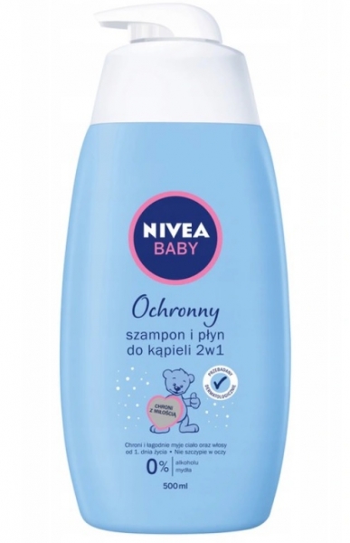 Šampón a jemná kúpeľ pre celé telo a vlásky NIVEA – 2v1