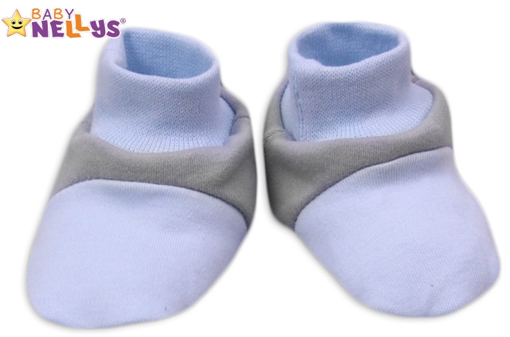 Topánočky / ponožtičky Baby Nellys ® – Balónik v modrej