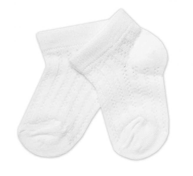 Dojčenské žakárové ponožky so vzorom